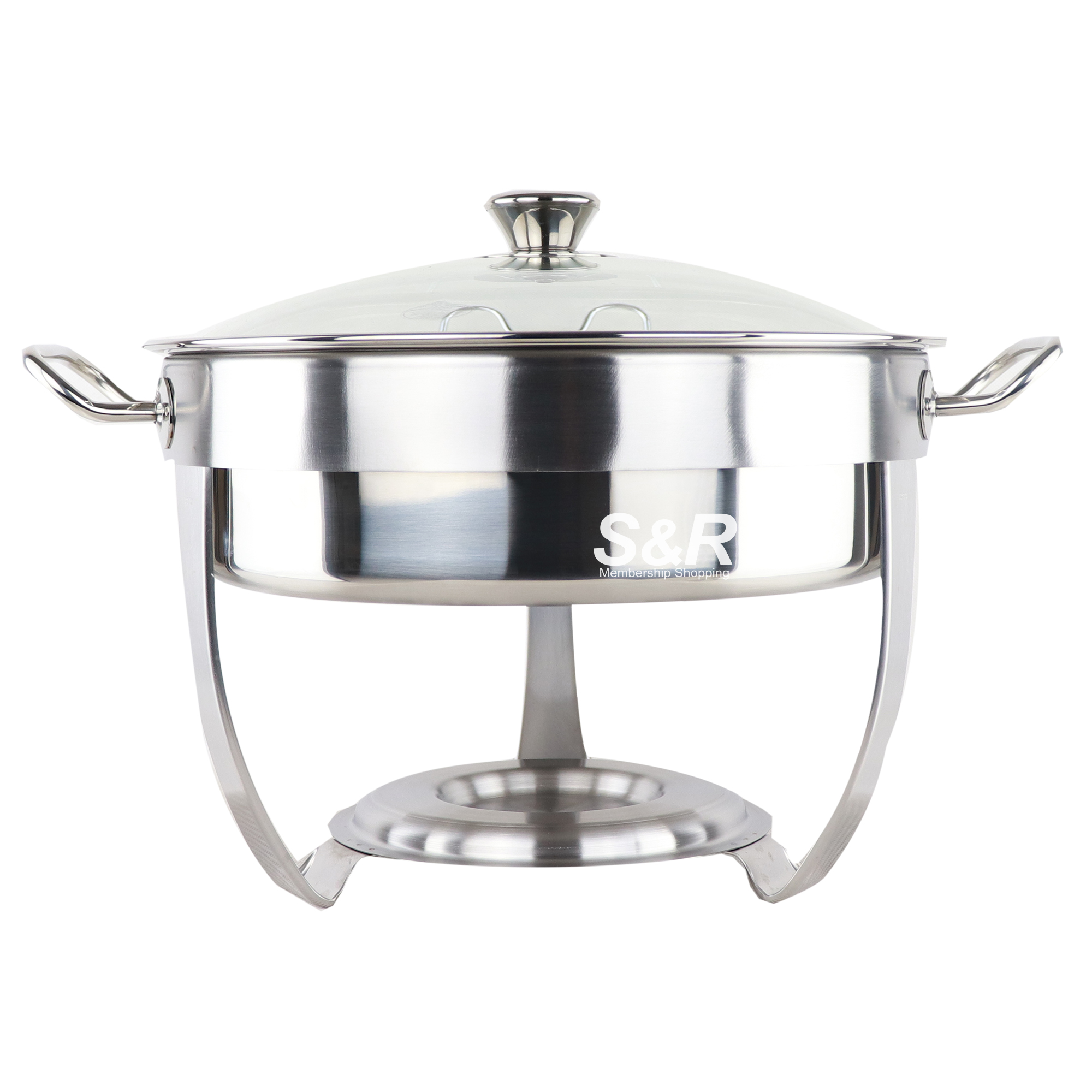 Tramontina Gourmet Selection Round Chafing Dish 1 set Tramontina Gourmet Selection Round Chafing Dish 1 set